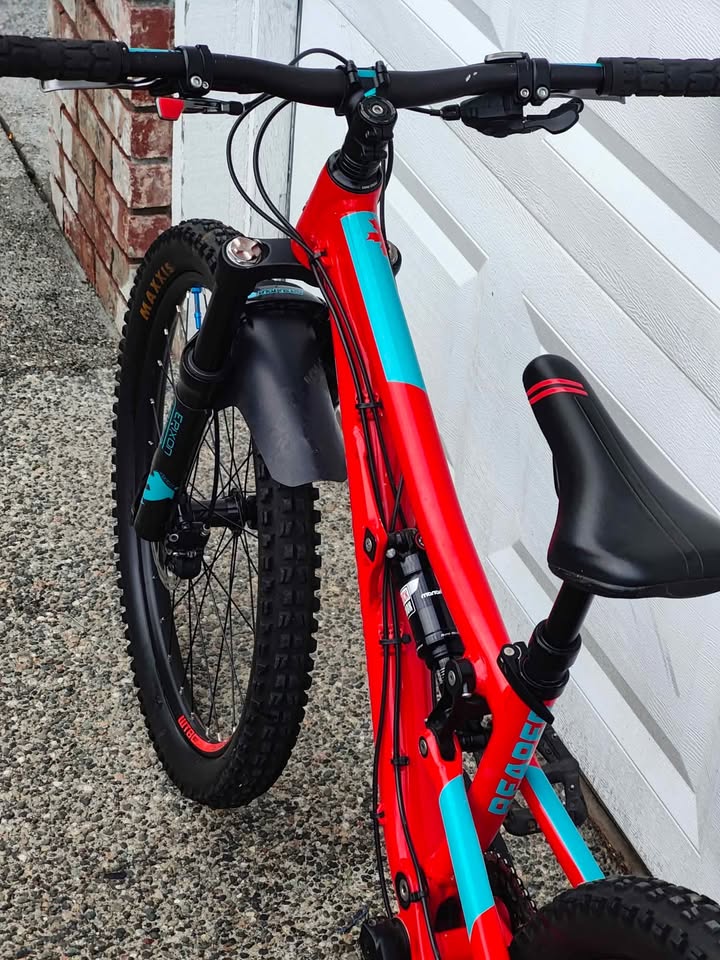 Rocky Mountain Reaper 24" full suspension kid mountain bike